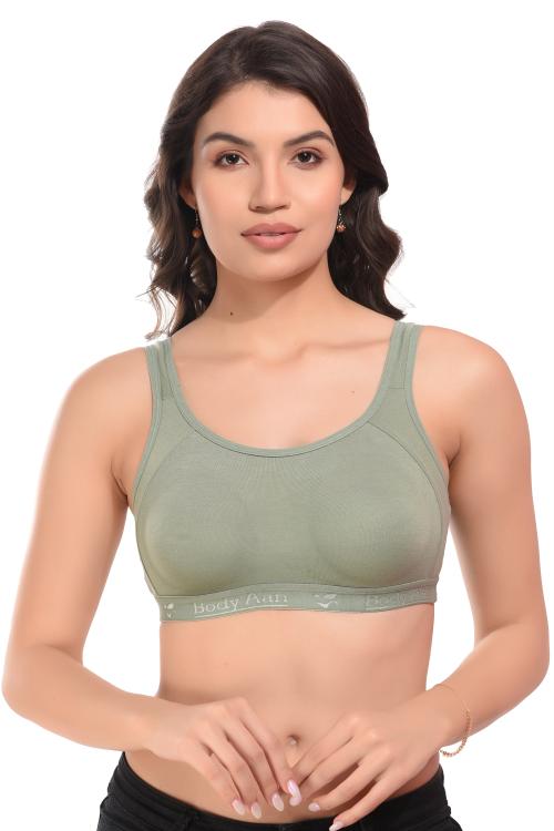 BODYAAN-non padded full coverage sports bra