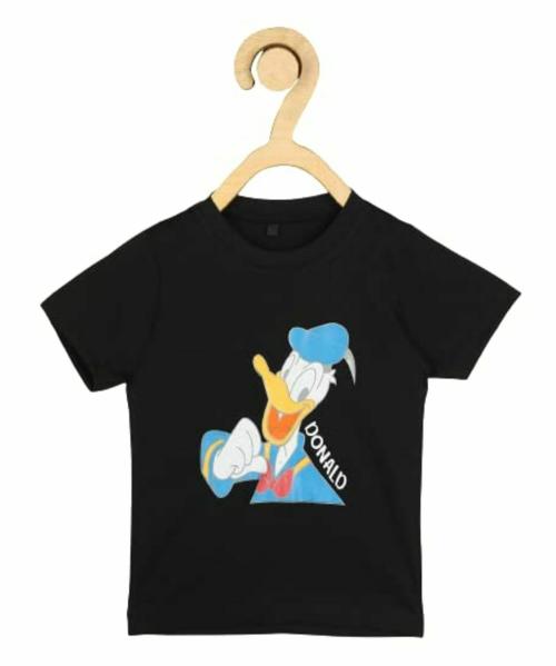 Canwen Kids Stylish Regular Fit Round Neck Printed Blended Cotton Modern Tshirt Tees for Boys