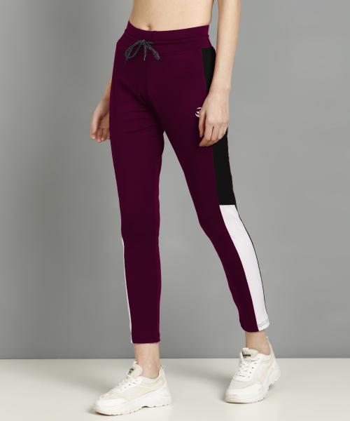 PKR SPORTS Solid Women Maroon Track Pants