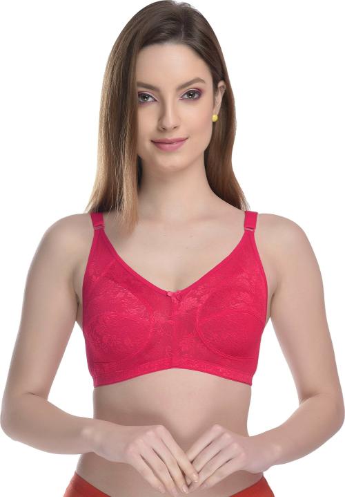 Madam Women Pink Non Padded Bra 42C
