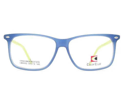 EYE FE Handmade acetate blue & neon green durable elegant comfortable frame
