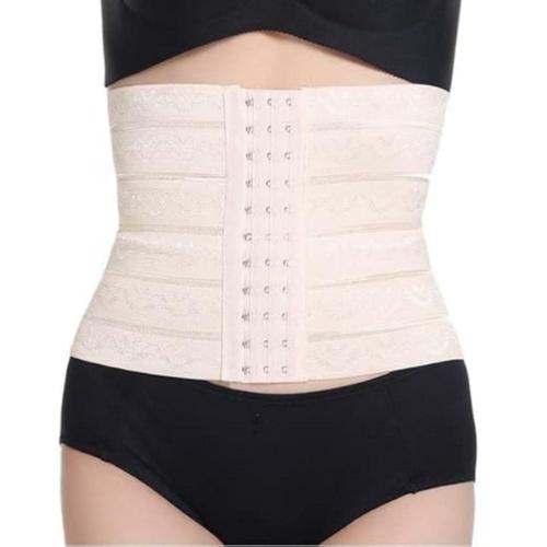 R2N Women & Girls Seamless Efffective Hook-Shapewear Tummy Belt for Women Control Nylon & Solid Tummy Shapwear Belly Belt Elastic Maternity Support Postpartum Waist Wrap(M-skin) Underwear PACK OF 1 - L