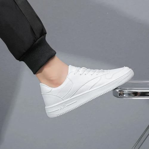 ZIBS Trendey White Casual Shoes For Men (White)