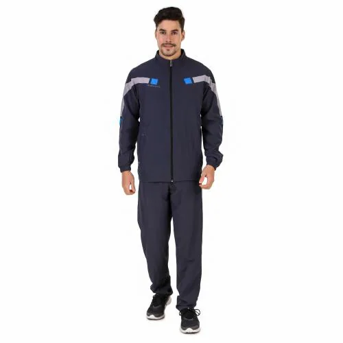 EdenSports Men's Tracksuit Athletic Full Zip Casual Sports Jogging Gym Sweatsuit(Dark Blue,Size-XL)