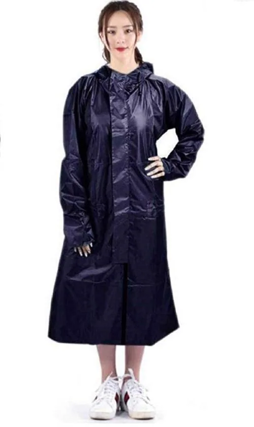 N G Products Men's & Women's Solid Rain Coat/Overcoat with Hoods and Side Pocket 100% Waterproof raincoat for Men/Women