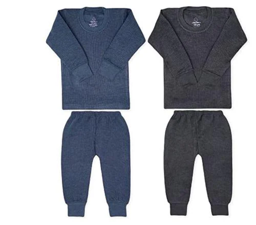 SDGP Kids Unisex Body Warmer Set of Top Trouser for Kids/Thermal for Boys and Girls/ Winter Wear/6-9 Months