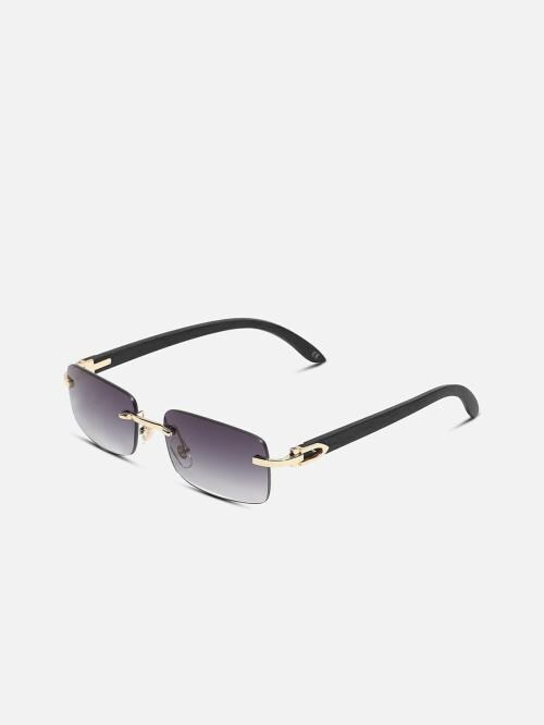Buy French Accent By Campus Sutra Men Grey Lens & Black Rectangle