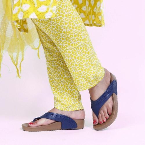 Action Comfortable Beige Slipper For Women