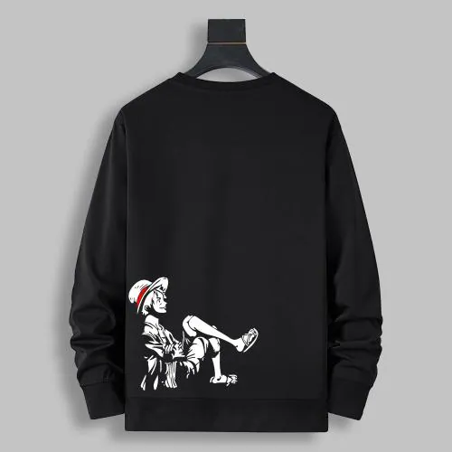 DE TEES MENS ANIME PRINTED SWEATERS FLEECE 220GSM