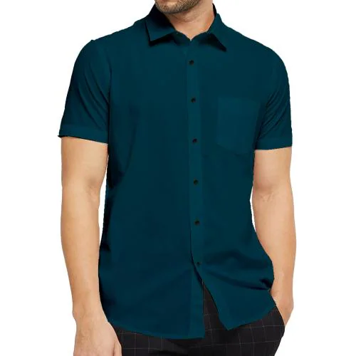BINAYAK Premium Cotton Half Shirt for Men - Stylish and Comfortable
