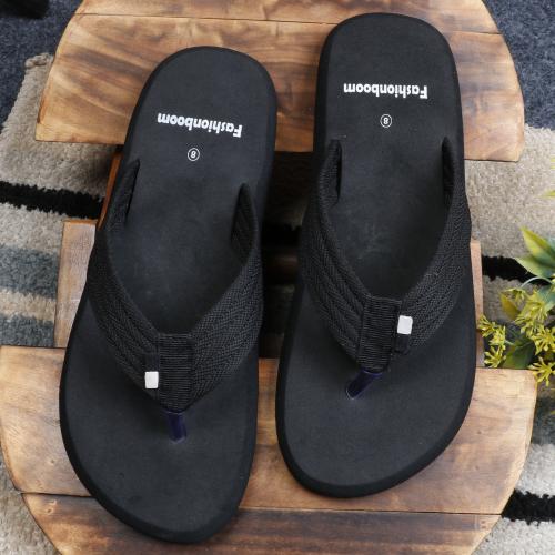 Buy FASHIONBOOM Mens Black FlipFlops & Slippersl FLIP FLOP FOR MEN l
