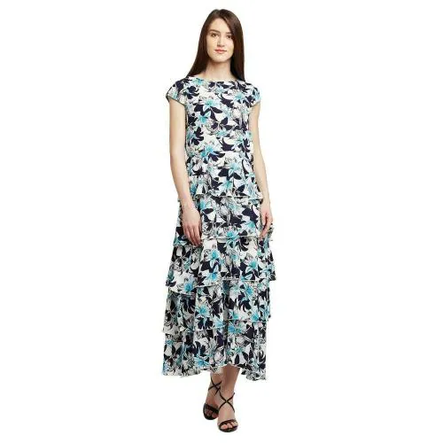 PANIT Women Multicolor synthetic Dresses