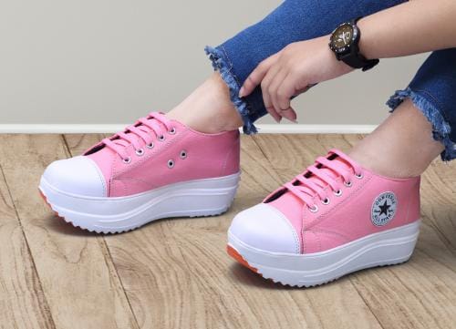 MOLCARO Premium Women's And Girls Stylish Walking, Running, Gym, and Attractive Looking Sports Shoe for Women (Pink)