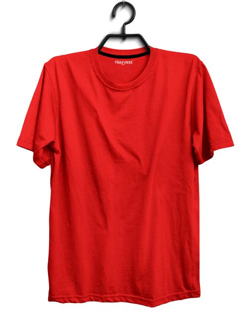Cotton t-shirt for men & women Red color XXL Size by Harashree