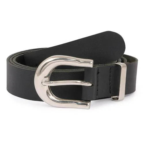 Trysco Girls Genuine Leather Black Belt
