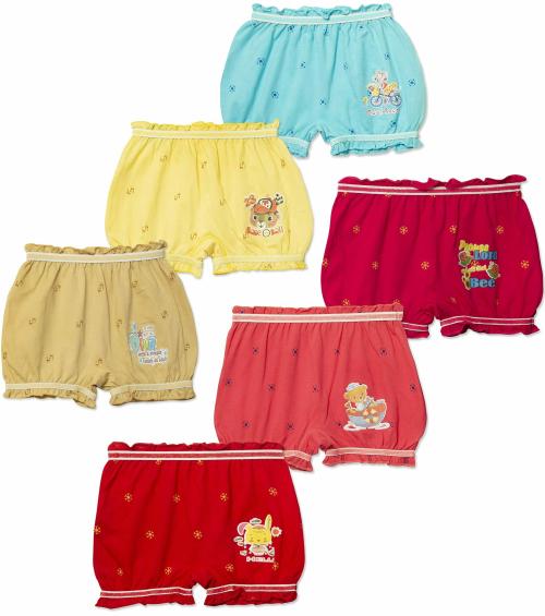 Dowin Boys and Girls 100% Cotton Bloomers(Oreo_70)(Pack of 6)