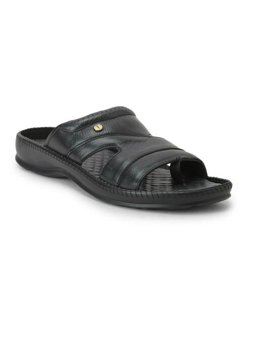 liberty coolers men's black slippers