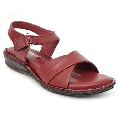 Racecourse MAROON Sandals for Women