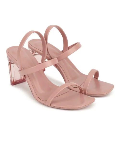 Picktoes Trendy Pink Flat Sandals for Women