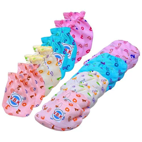 Buy V. B. K Mittens And Booties Set 0 6 Months (Pack Of 4) Online