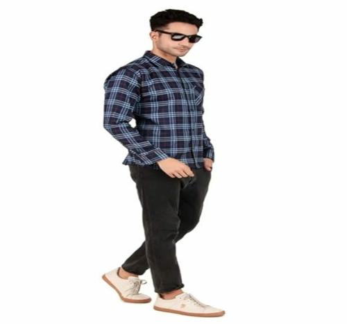 STITCHCRAFT STYLE Check Shirt for Men Full Sleeves Formal Check Shirts Big Checks Shirts for Men Office Wear Plaid Checkered Shirt Casual Office Wear|Multi Color|