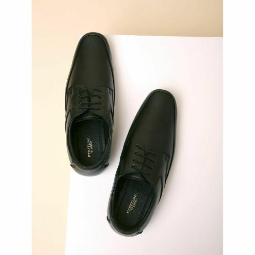 Fortune By Liberty A9H-03_Black Formal Shoes For Men