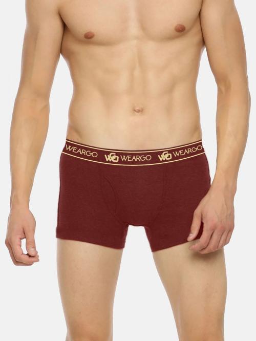 WEAR GO MEN'S SURE SHORT COTTON MINI TRUNKS PACK OF 5 PCS