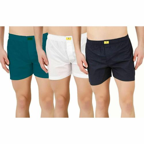 Buy e1k Men Cotton Boxer Pack of 3_XXL_Multicolor Online at Best Prices