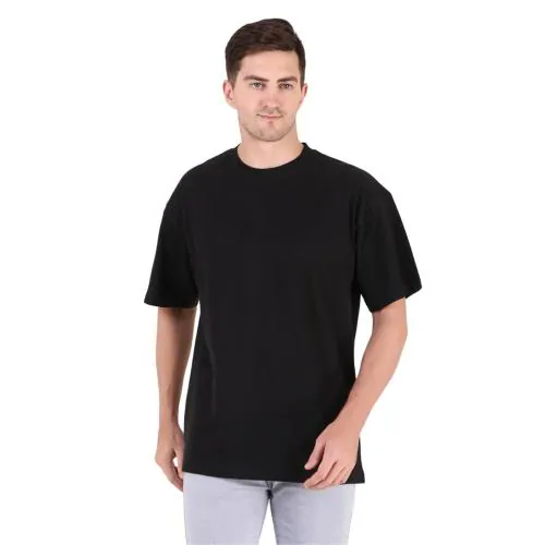 Edits Oversized Loose Baggy Fit Drop Shooulder Half Sleeves Pure Cotton Graphic Printed T-Shirt for Men | Oversized Tshirt Lifestyle