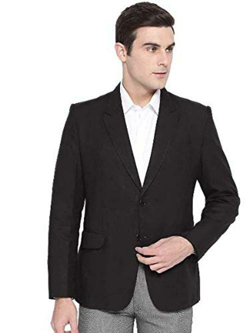 Buy Luxrio Men Black Cotton Blazer Online at Best Prices in India
