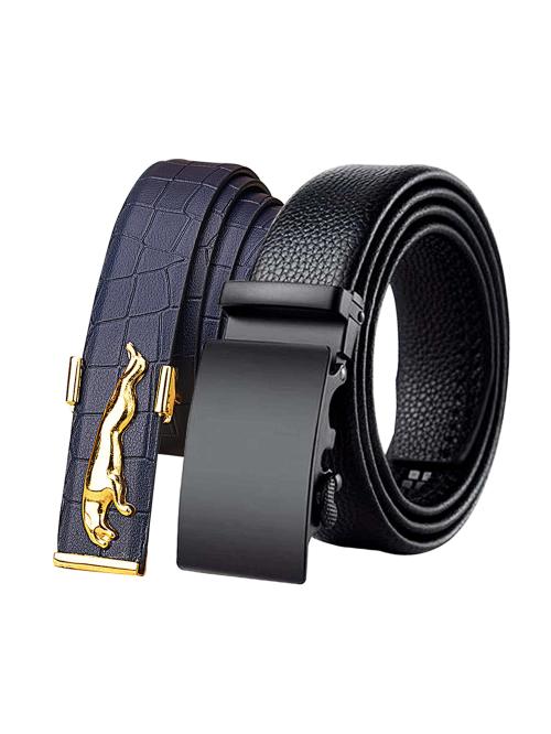 Kastner Artificial Leather Belt Combo