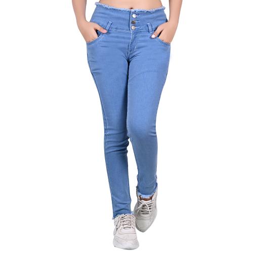 URBAN A-LINE 3 Button Narrow Fit Jeans For Women