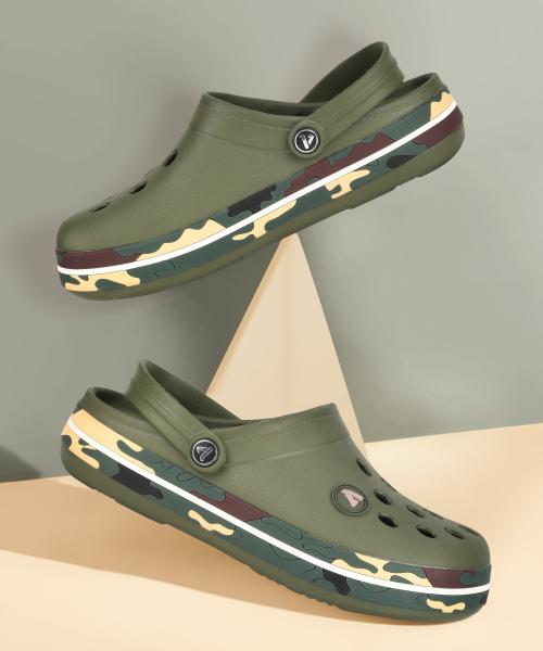 Aqualite Mens Olive Clogs
