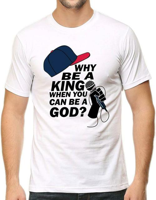 DHAGA Men White Printed Cotton Blend (Pack of 72) T-Shirt