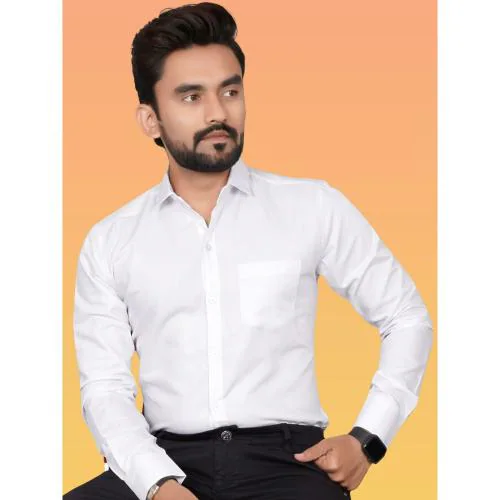 KALANABH Boys-White-Shirt White-Shirt Shirt Boys-Fashion Fashion White-Shirt-Fashion Cloth-For-Man (PACK OF 1 PCS SIZE- XXL)