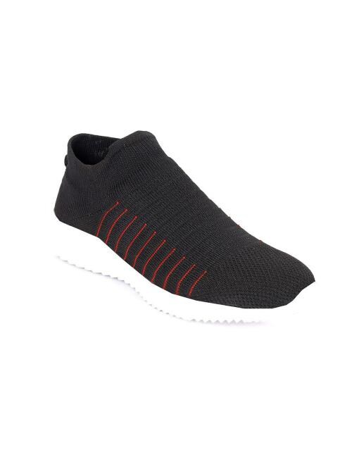 Buy Aadi Men's Black Synthetic Leather Outdoor Casual Shoes Online at