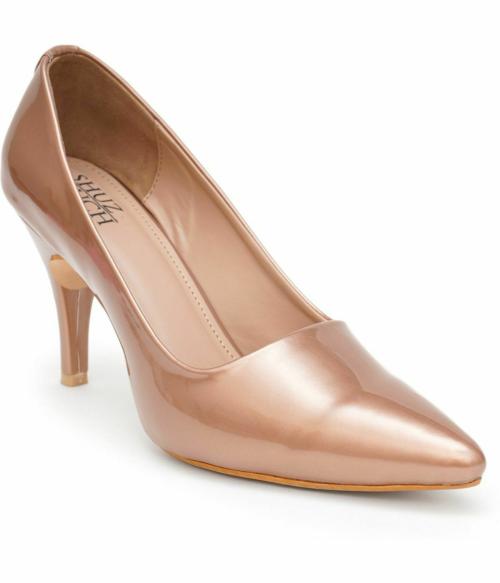 Shuz Touch Gold Pumps for Women