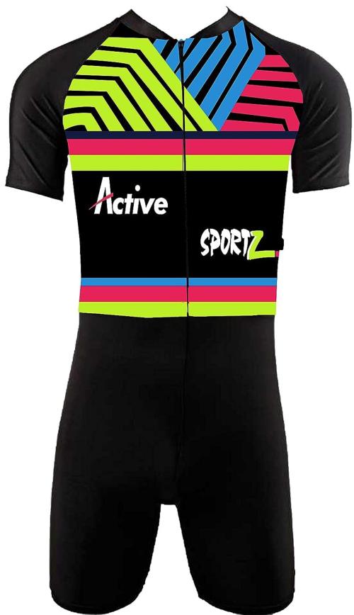 ZIUM Girl's Poly Spandex Multipurpose Wear for Swimming, Diving, Cycling, Aerobics