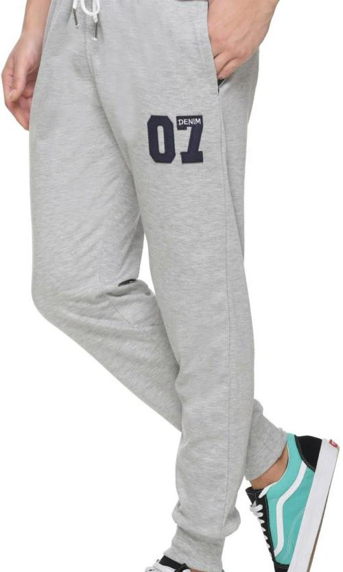 Buy BASIS Printed Men Grey Track Pants (Grey) Online at Best Prices in