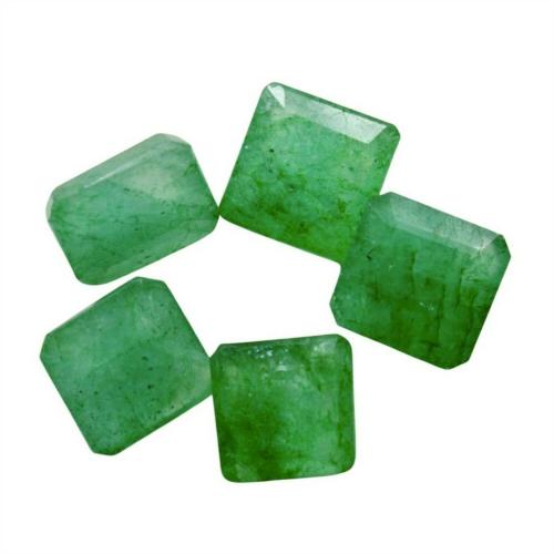 55Carat Natural Indian Emerald at Wholesale Rate 5.25 Ratti 4.77 Carat Square Shape Panna Loose Gemstone 1 Pcs