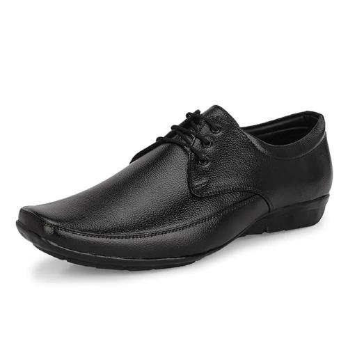 VIBRANCE Men's Synthetic Leather Oxford Lace Up Formal Shoes (Uk 7 - Black)