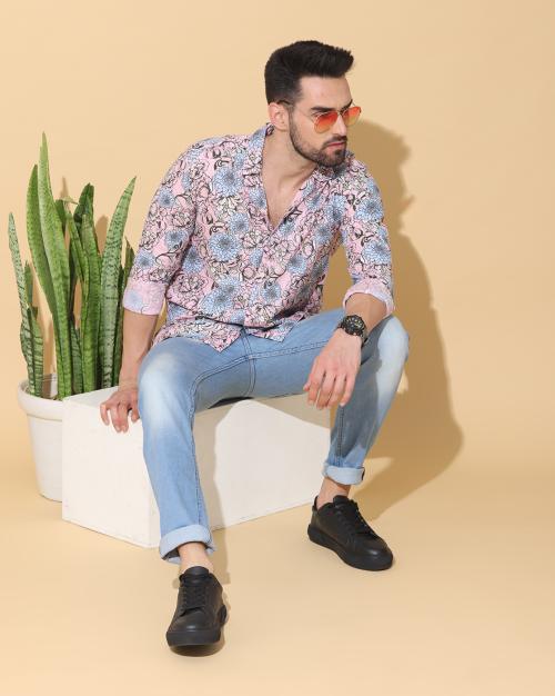 FOGA CLOTHING MEN RAYON SHIRTS