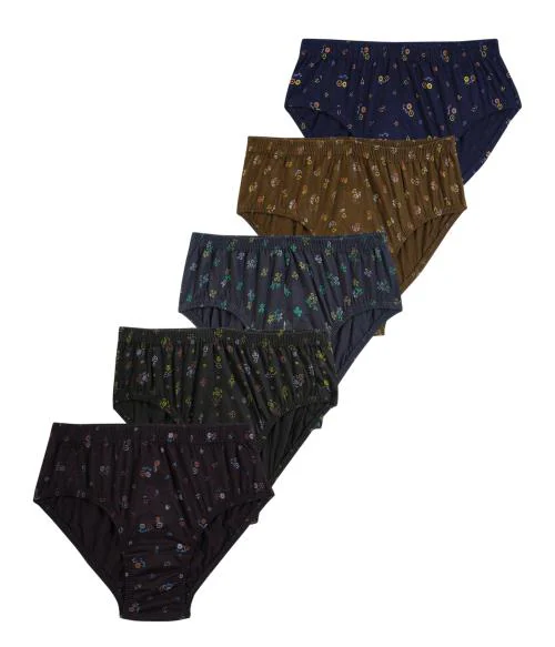 YELLOWDELIGHT Pure Cotton Women Panties 90cm-5pcs