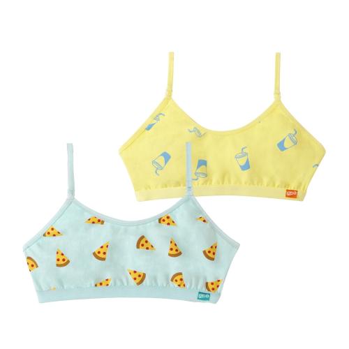 You Got Plan B Foodie Training Bra (Set of 2) for Teenage Girls