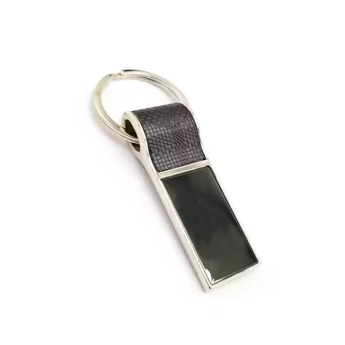 Giftana Leather Metal Keychain for Men & Women, Metal Leather Keychain Holder, Metal Key chain for Home, Keychain Key Ring For Bike Car, Valentines Day Gift, Birthday Gift for Friends (Black Leather)