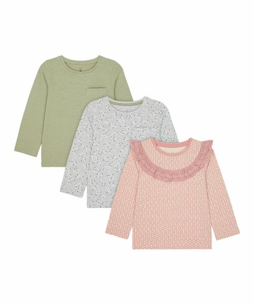 Mothercare Girls Multicolor Cotton Printed T-shirt