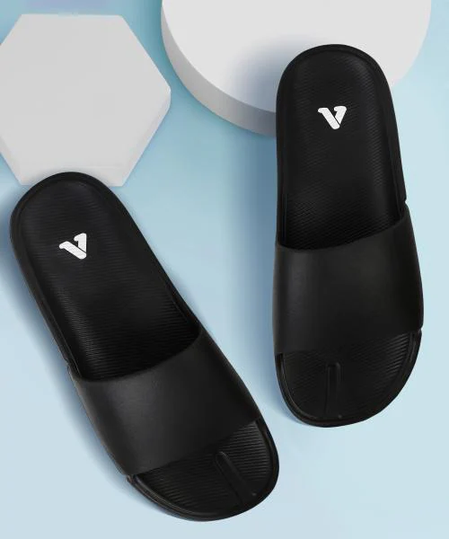 Aqualite Black Comfort Sliders for Men