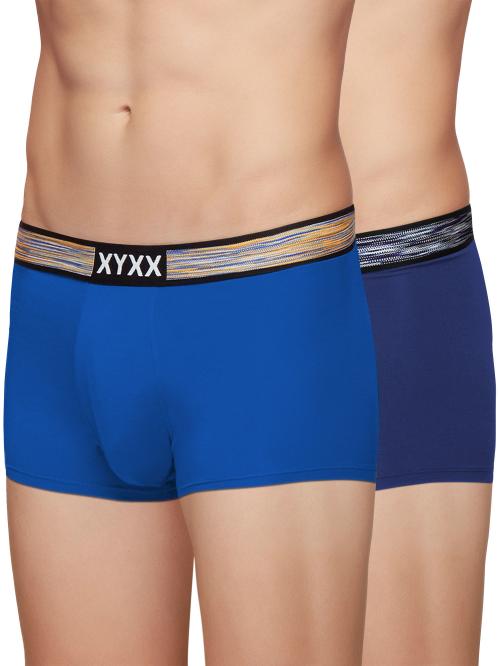 XYXX Pack of 2 Intellisoft Micro Modal Hues Men Trunks