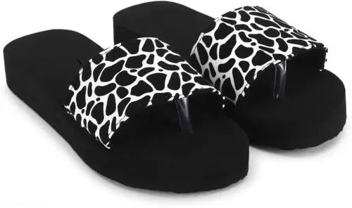 AANA FASHION Women Slippers Fashion Flip Flops Beach Wedges Slippers Summer Sandals Women Casual Shoes Women Platform Flip Flops (White)