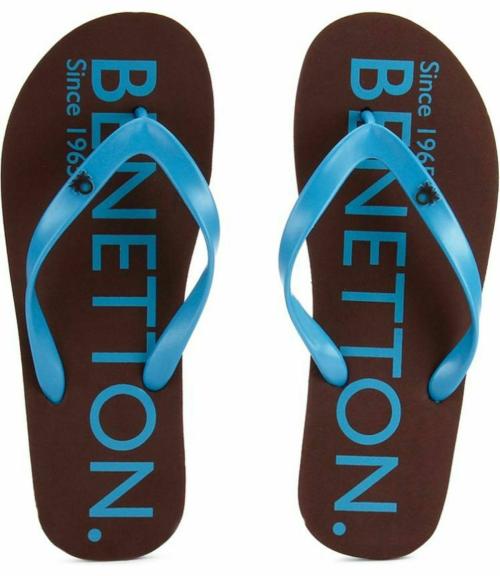 United Colors of Benetton Basic III Men Flip Flops slippers Brown
